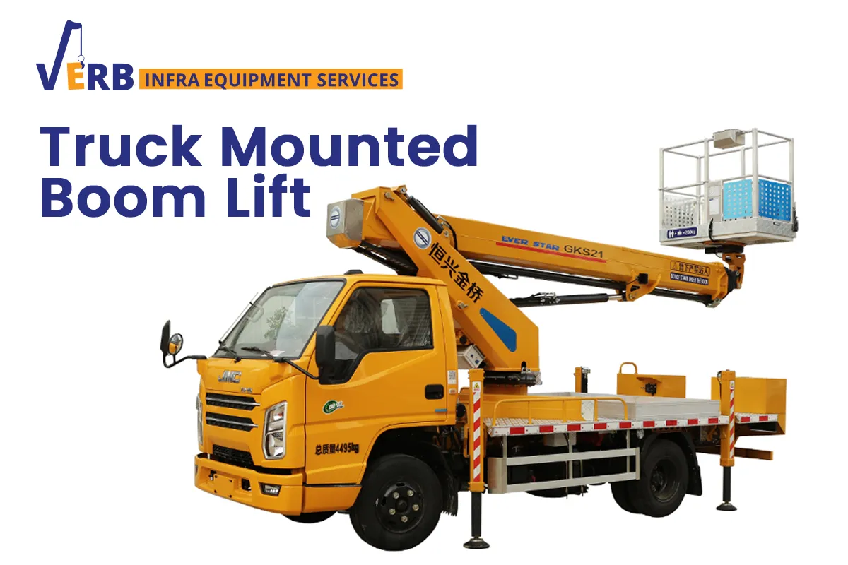 Truck Mounted Boom Lift Rental and Seller in Mumbai, Delhi, Surat